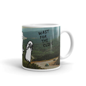 Wait for the Click - Vintage Ghosts - Glossy mug