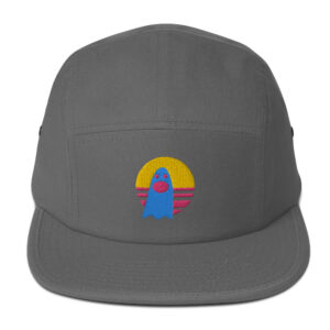 VaporGhostWave - Adult Embroidered Five Panel Cap