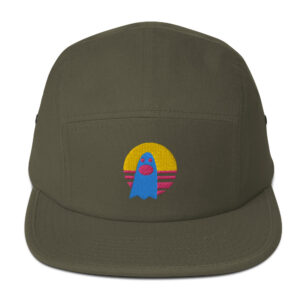 VaporGhostWave - Adult Embroidered Five Panel Cap