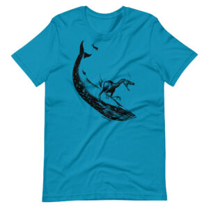 The Raptor Rides the Whale - Adult Unisex T-shirt