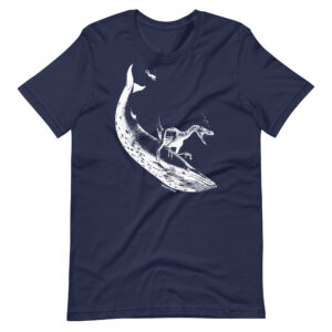 The Raptor Rides the Whale - Adult Unisex T-shirt