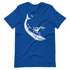 The Raptor Rides the Whale - Adult Unisex T-shirt