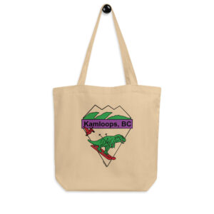 Kamloops - Skiing Dinos - Eco Tote Bag