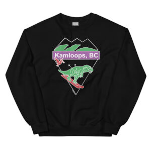 Kamloops - Skiing Dinos - Adult Classic Unisex Sweatshirt