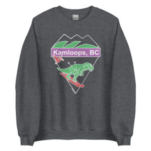 Kamloops - Skiing Dinos - Adult Classic Unisex Sweatshirt