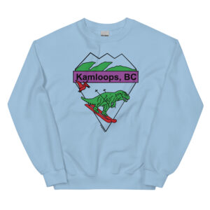 Kamloops - Skiing Dinos - Adult Classic Unisex Sweatshirt