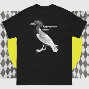 The seagull recommends appropriate vibes t-shirty